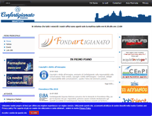 Tablet Screenshot of confartigianato.mn.it